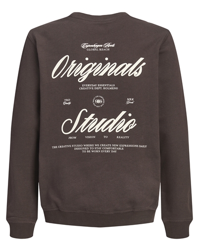Jack & Jones Junior - JORNorrebro Typo Back Sweatshirt - Java